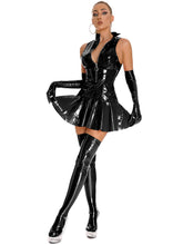 Ultra-Shine PVC Fetish Mini Dress Club